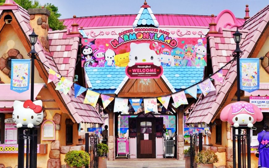 日本最大Hello Kitty主題樂園！夢幻城堡體驗療癒角色互動