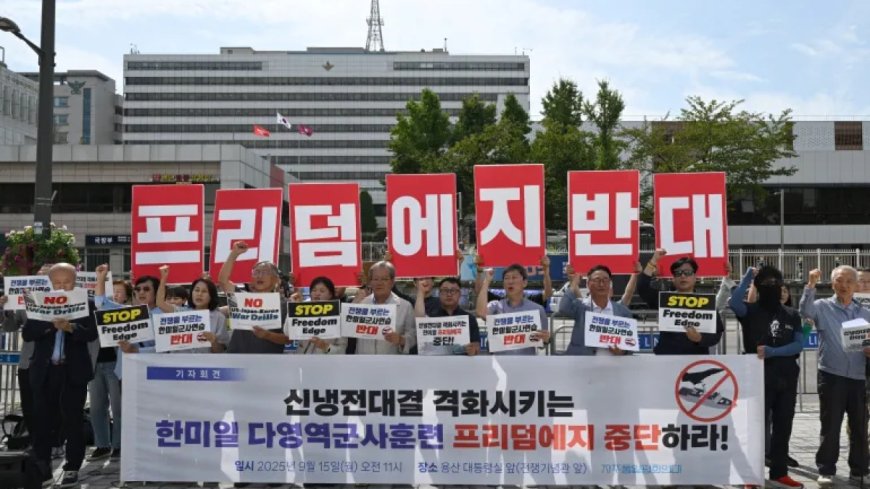 美日韩在韩国举行“自由之刃”联合海空演习