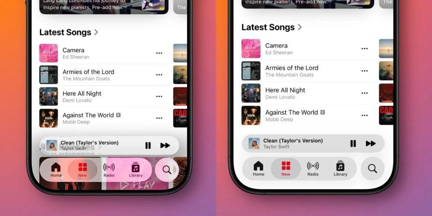 苹果 iOS 26 内置选项可削弱液态玻璃效果,界面更像 iOS 18