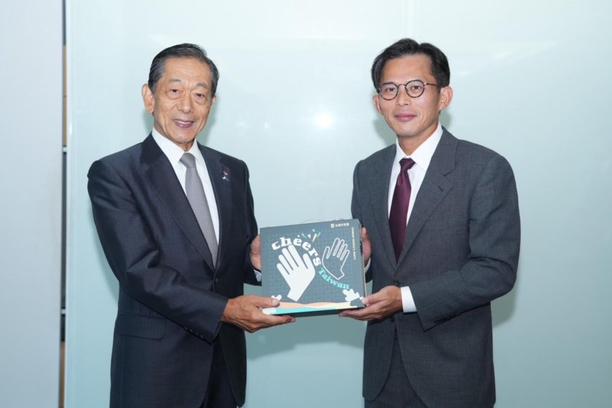 日台交流協會會長隅修三拜會民眾黨　黃國昌：強化合作值得期待