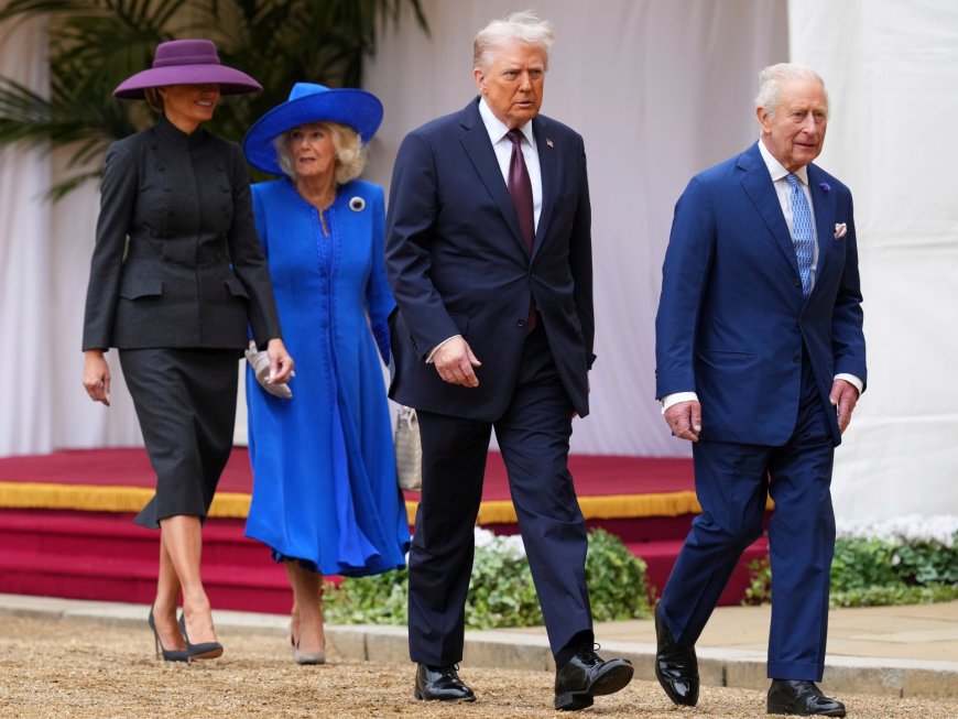 特朗普对英国的第二次国事访问将同时得到皇家礼仪与抗议活动的迎接