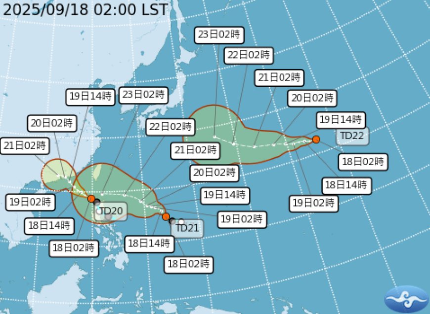 1天內將3颱共舞！天氣粉專：颱風搶名大賽正式開啟