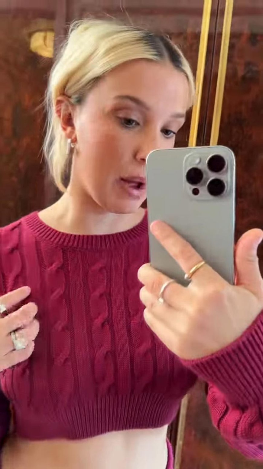 Millie Bobby Brown Puts Abs on Display in New Outfit From Barre Collection