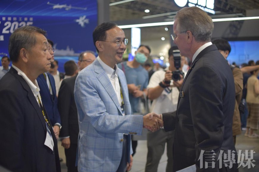 朱立倫拜訪洛克希德馬丁　翁章梁見證法億半導體和亞創簽約