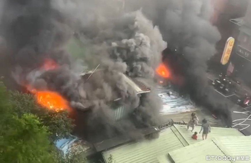 鐵皮民宅大火！屋主曾在八點檔當臨演　鄰居躲屋頂逃生畫面曝