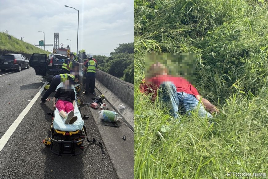 回家幫媽慶生！親戚團國道翻車5傷　噴出車外原因曝：沒繫安全帶