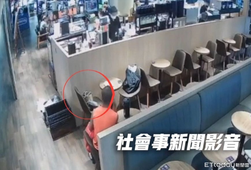 左營環球咖啡店竊案　警靠橘衣短褲花2小時逮竊賊