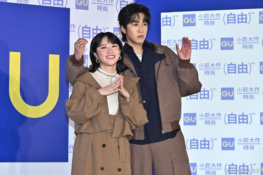 焦凡凡、婁峻碩首同台太閃！孕期開逛GU親子裝　曝曖昧期間互搭造型