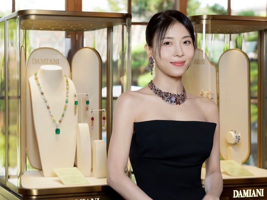 河智苑珠寶上身美到發光　47歲女神連背影都迷人