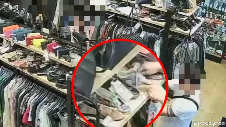 二手名牌店刀客劃破8件精品　店家損失10萬！看監視器秒認犯嫌