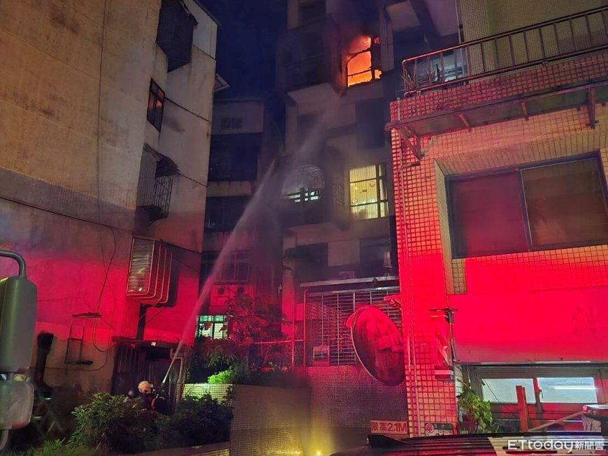 快訊／北市東湖國小後方社區火警！濃煙嗆鼻　消防全力搶救