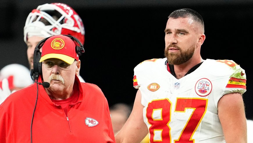 Travis Kelce and Andy Reid Have Heated Exchange on 'Sunday Night Football'