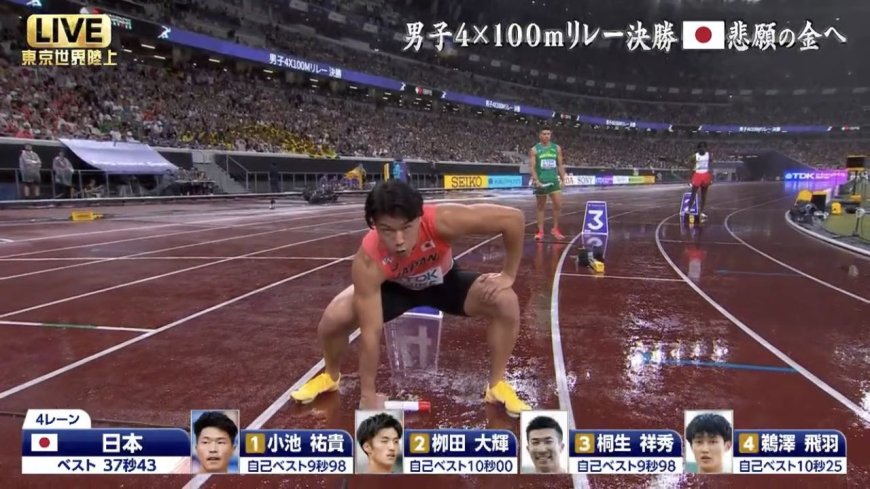 日選手接力秀《航海王》魯夫2~5檔帥炸！世界田徑賽粉絲狂致敬