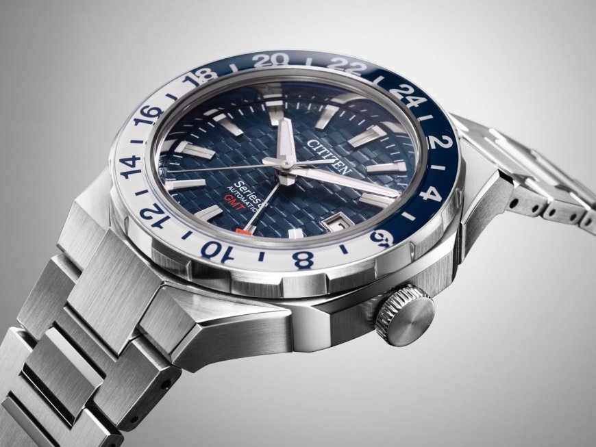 CITIZEN錶上秀東京天際線　日本傳統市松紋點綴