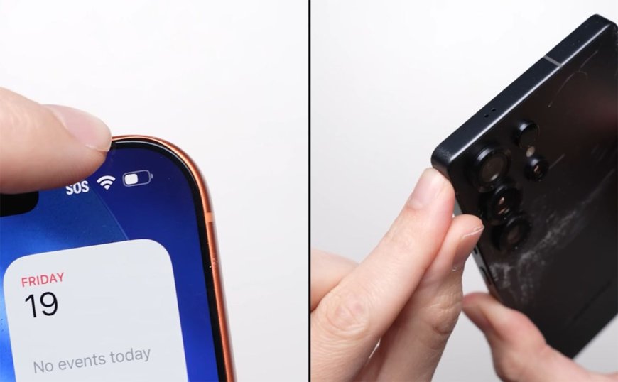 谁更耐摔?苹果 iPhone 17 Pro Max 和三星 Galaxy S25 Ultra 手机跌落测试