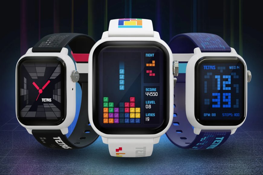《俄罗斯方块》主题“非智能”手表发布:外观酷似 Apple Watch,核心是复古游戏机