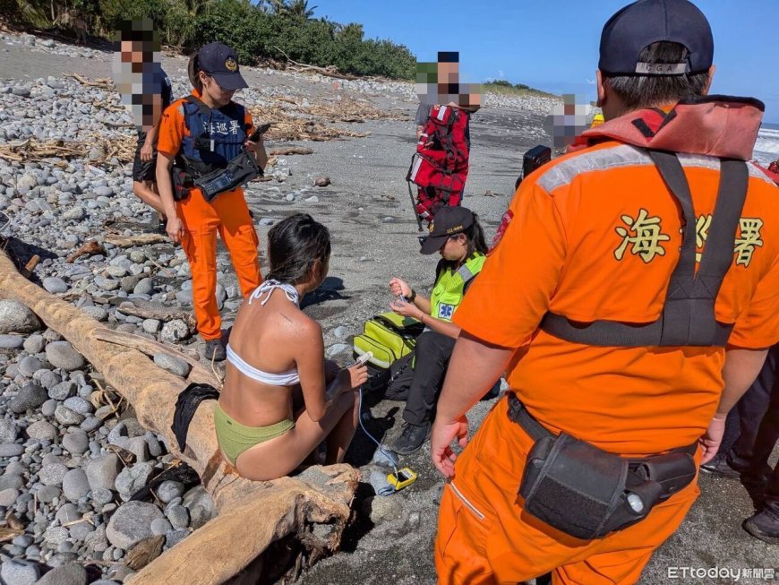 2比基尼正妹金樽衝浪出事！遭離岸流帶離　海巡+消防接力救援