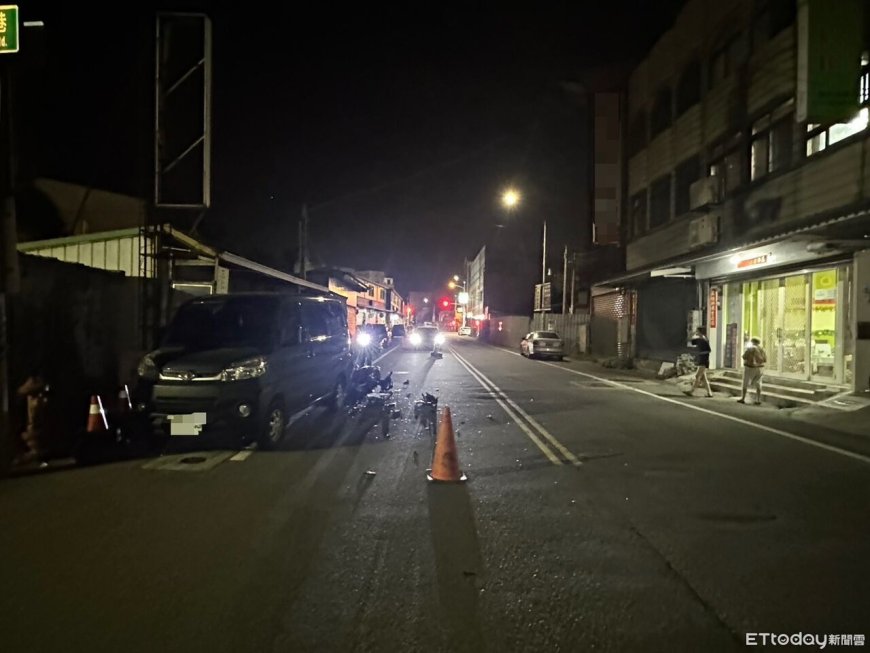 驚悚畫面曝！34歲騎士猛撞違停車慘死　車主涉過失致死移送