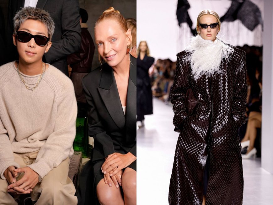 米蘭時裝周／RM亮相BV新設計師首秀！從蛇鱗大衣到流蘇包　高超炫技新篇章