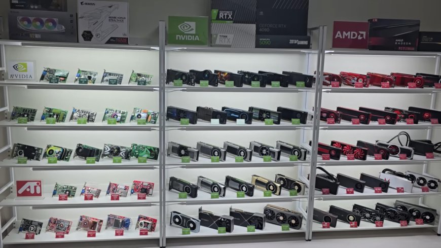 终极 GPU 画廊:发烧友展示 AMD / NVIDIA 近 30 年全系显卡收藏,估值至少 20~30 万美元