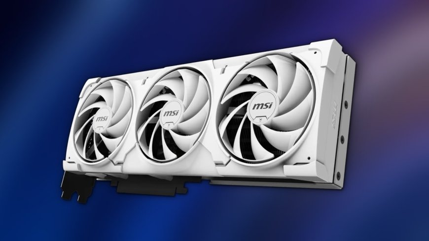 微星展示白色 RTX 5070 Ti Ventus 3X 显卡:隐藏供电接口设计