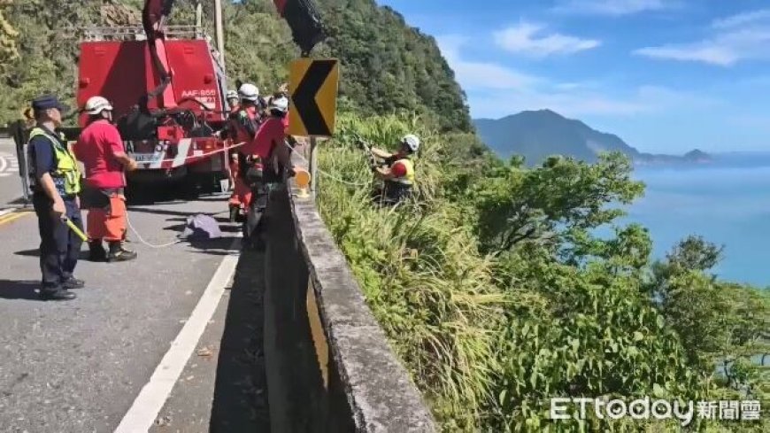 快訊／宜蘭舊蘇花公路騎士墜50米深山谷　被尋獲已死亡