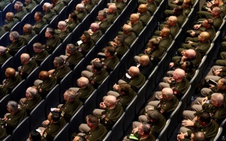 特朗普针对美军将领的讲话要点