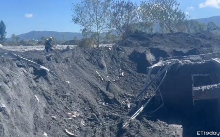 開挖震撼畫面曝！一樓慘變地下室埋土裡　佛祖街遭泥沙吞沒