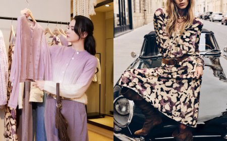 紫毛衣＋紫長褲就可以「很法國」　張榕容穿ba＆sh用靴子打破溫柔