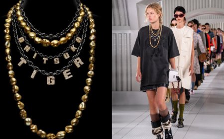 鬼塚虎服裝秀出現南洋金珠項鍊　攜手MIKIMOTO造獨一無二珠寶