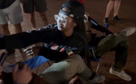 Woman caught on camera allegedly lunging at MAGA activist in viral confrontation