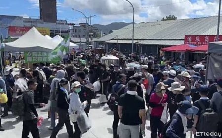 賞月前先鏟泥！連假首日2萬「鏟子超人」湧進光復　驚人畫面曝