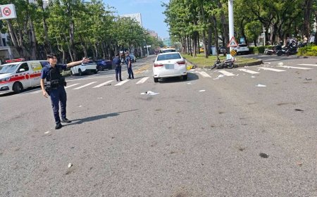 快訊／高雄78歲阿姨騎士闖紅燈！遭休旅車攔腰猛撞　昏迷搶救中