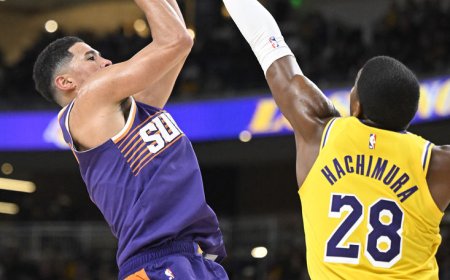 湖人熱身賽首戰22分慘敗　太陽布克轟24分7助攻領軍大勝