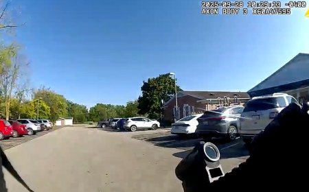 Michigan church shooting bodycam video shows police confront gunman