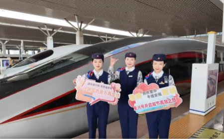 六六大顺：中国铁路 G6666 次列车上线，限时开行