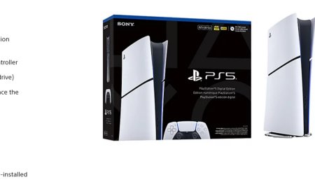 索尼 PS5 数字版主机 825GB 存储款在美推出，仍定价 499.99 美元