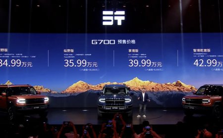 预售价 34.99 万元起，捷途纵横 G700 豪华电混越野 SUV 10 月 19 日上市