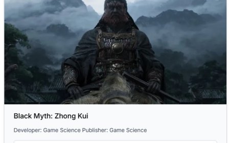 游戏科学《黑神话：钟馗》获 2025 第 43 届金摇杆最受期待作品提名，《GTA6》《巫师 4》《漫威金刚狼》等在列