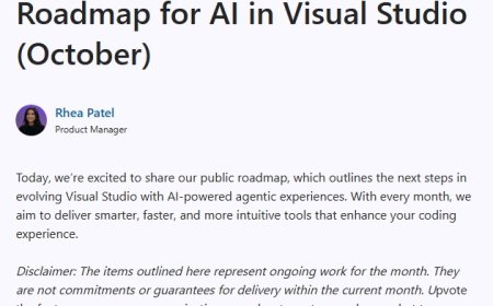 微软 Visual Studio 最新 AI 开发路线图公布：持续增强 AI 智能化和响应能力