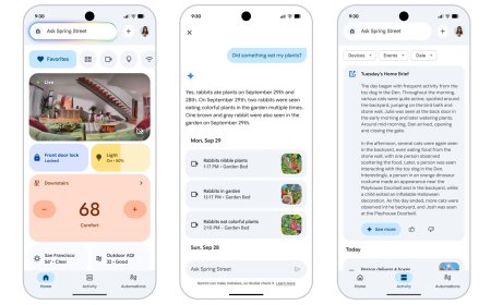 谷歌推出 Nest 智能摄像头、门铃等新品，内置能理解自然语言的 Gemini AI