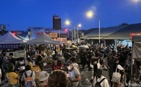 最暖中秋！光復車站前變迷你小夜市　吊車超人斜槓烤香腸爆人潮