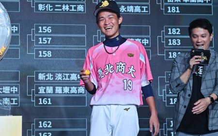 黑豹旗／臺北商大抽中「籤王」穀保家商　張棋傑笑稱可以去買樂透