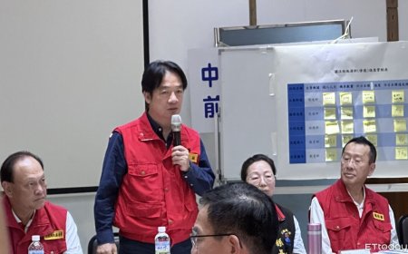 感謝鏟子超人們！賴清德向志工致敬：這是台灣令人欽佩的地方