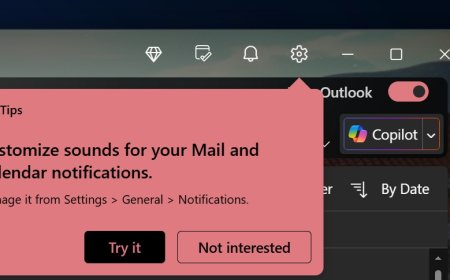 微软 Win11 版 Outlook 推送 9 月更新：定制铃声、邮件跳转等