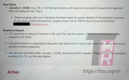 4G 退网倒计时：美国 T-Mobile 将逐步关闭 LTE 网络，为 5G 重分配频谱