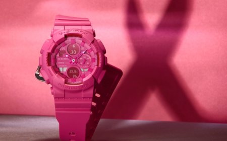 G-SHOCK響應乳癌防治　粉紅絲帶色調錶款獻愛