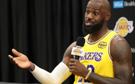 勒布朗·詹姆斯的帖子引发退役传闻，湖人队票价上涨