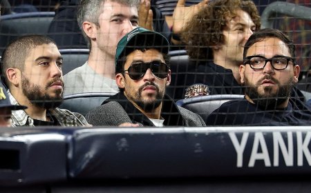 Bad Bunny appears to sit during 'God Bless America' at Yankee Stadium: report