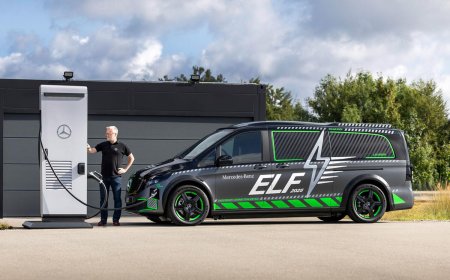 奔驰打造移动实验充电车，10 分钟能充入 100kWh 电量